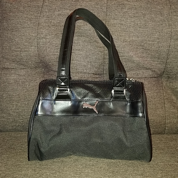 black puma purse